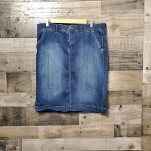 One 5 One Denim skirt 1X see pics